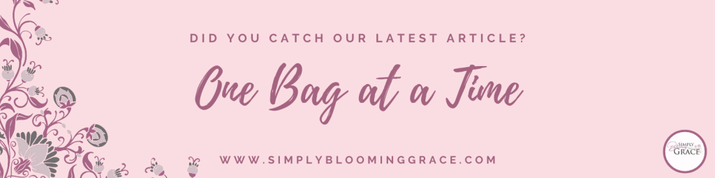 Embracing Minimalism: One Bag at a&nbsp;Time